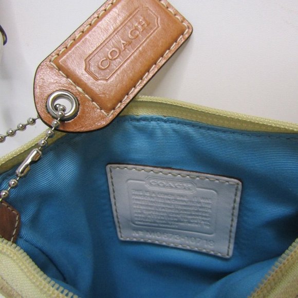 COACH Hampton Multicolor Watercolor Stripe Small Swingpack Crossbody Bag - Picture 4 of 8